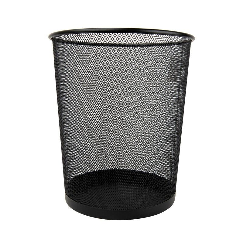 Cesto De Malla Nextep Ne-165Rg Redondo Cap 20L, 30.5Cm Diametro, 34.5Cm Altura, Color Negro