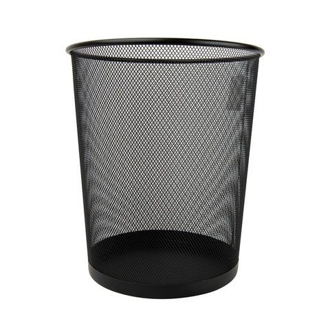 Cesto De Malla Nextep Ne-165Rg Redondo Cap 20L, 30.5Cm Diametro, 34.5Cm Altura, Color Negro