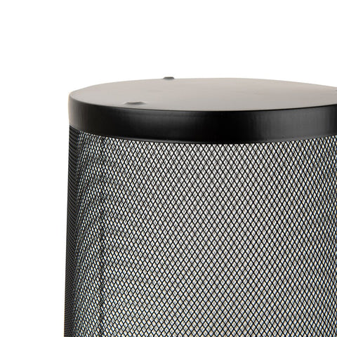 Cesto De Malla Nextep Ne-165Rg Redondo Cap 20L, 30.5Cm Diametro, 34.5Cm Altura, Color Negro