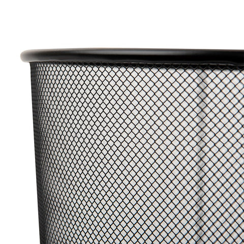 Cesto De Malla Nextep Ne-165R Redondo Cap 16L, 27.5Cm Diametro, 28Cm Altura, Color Negro