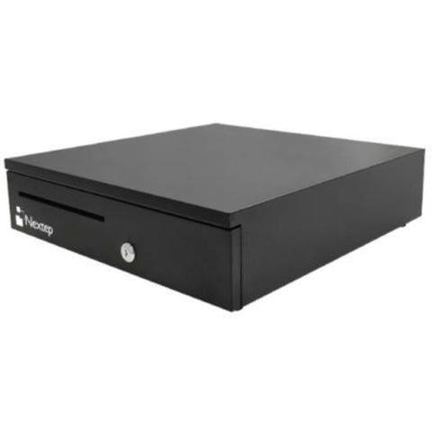 Cajón De Dinero Nextep Ne-515, Negro, Acero, 8 Monedas, 5 Billetes