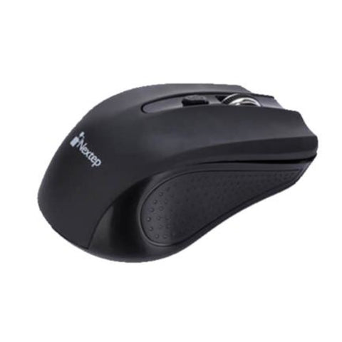Mouse Nextep Inalambrico Usb 1600 Dpi Baterias Incluidas Color Negro (Ne-410)