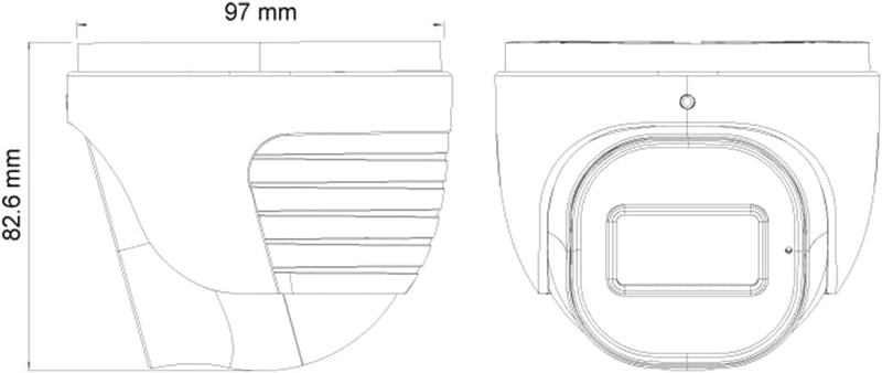 Provision Cam-A Domo 2mp Hd Ip67 Ir-20m (Di-320a-28)