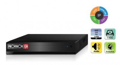 Provision Dvr 16ch + 2ch Ip 2mp Hd Lite H.265 (Sh-16200a5n-2l(Mm))