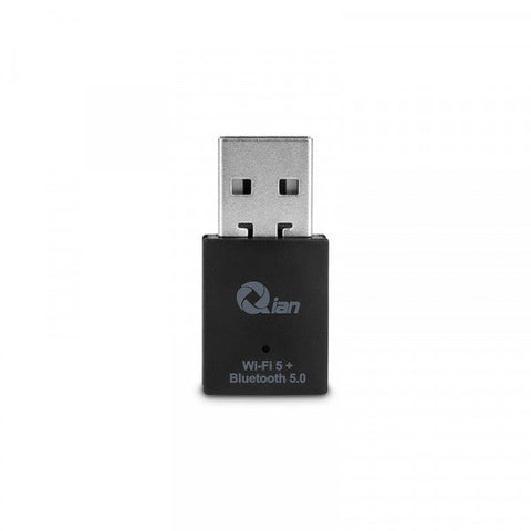 Qian Adaptador Wifi Usb Bluetooth 5.0, 2.4G, 5G, Doble Banda - Qyw-033Wb