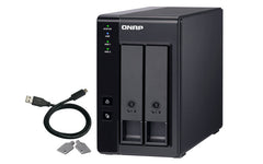 Qnap Gabinete De 2 Bahias 3,5"Sata Hdd Usb 3.1 Gen2 10 Gbps(Tr-002-Us)