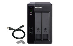 Qnap Gabinete De 2 Bahias 3,5"Sata Hdd Usb 3.1 Gen2 10 Gbps(Tr-002-Us)