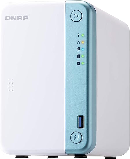 Qnap-Nas 2 Bahiasj4025,Ranura Pcle2.0x4, Cifrado Aes-Ni(Ts-251d-2g-Us)