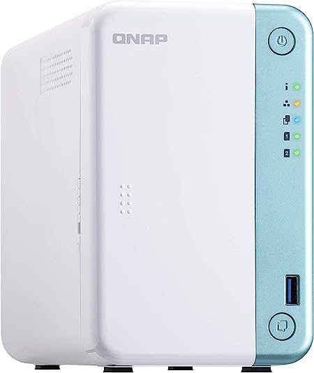 Qnap-Nas 2 Bahiasj4025,Ranura Pcle2.0x4, Cifrado Aes-Ni(Ts-251d-2g-Us)