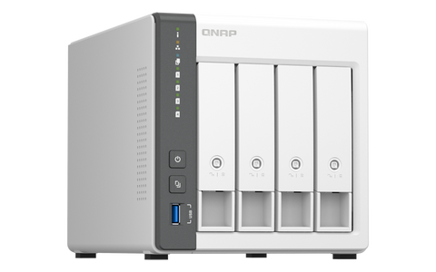 Qnap Nas 4 Bahias Para Respaldo,  Uso Compartido De Datos  (Ts-433-4G-Us)