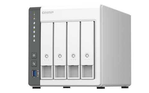 Qnap Nas 4 Bahias Para Respaldo,  Uso Compartido De Datos  (Ts-433-4G-Us)