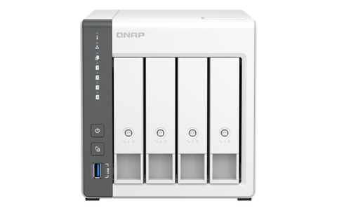 Qnap Nas 4 Bahias Para Respaldo,  Uso Compartido De Datos  (Ts-433-4G-Us)