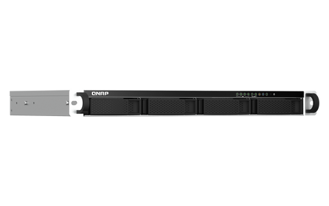 Qnap-Nas 4 Bahias Rack De 1u, Ranuras Ssd M.2 Nvme (Ts-464eu-4g-Us)
