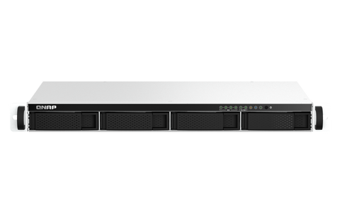Qnap-Nas 4 Bahias Rack De 1u, Ranuras Ssd M.2 Nvme (Ts-464eu-4g-Us)