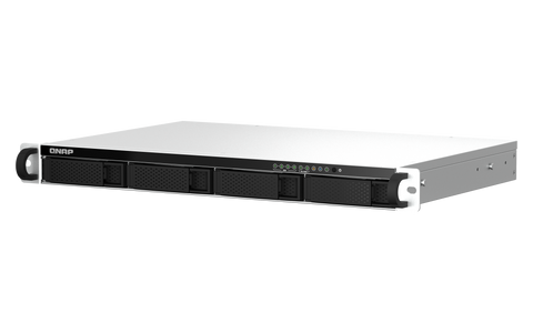 Qnap-Nas 4 Bahias Rack De 1u, Ranuras Ssd M.2 Nvme (Ts-464eu-4g-Us)