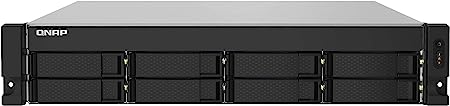 Qnap-Nas 8 Bahias 2.5g &10g Fuente De Alim Redun(Ts-832pxu-Rp-4g-Us)