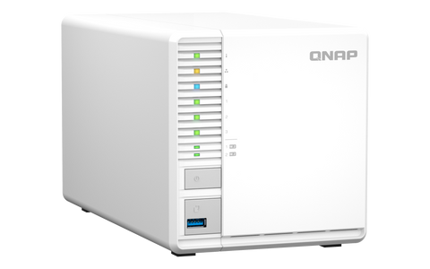 Qnap-Nas Alto Rendimiento 3 Bahias Intelceleron 4nucleos(Ts-364-4g-Us)