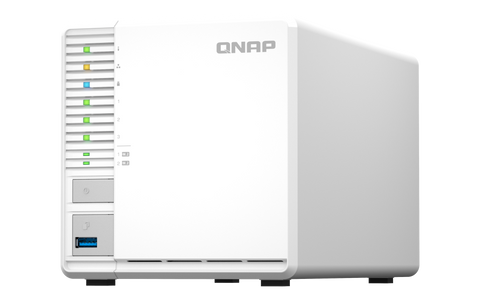 Qnap-Nas Alto Rendimiento 3 Bahias Intelceleron 4nucleos(Ts-364-4g-Us)