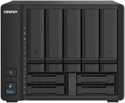 Qnap Nas De 9 Bahias De 64bits Con Cifrado De Hardware(Ts-932px-4g-Us)
