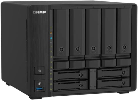 Qnap Nas De 9 Bahias De 64bits Con Cifrado De Hardware(Ts-932px-4g-Us)