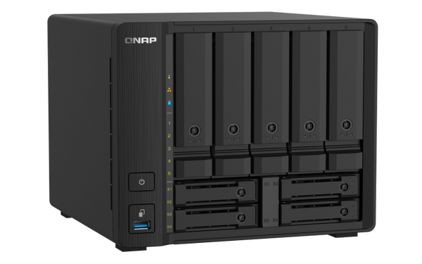 Qnap Nas De 9 Bahias De 64bits Con Cifrado De Hardware(Ts-932px-4g-Us)