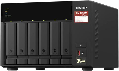 Qnap Nas De Escritorio 6 Bahias Amd Ryzen V1000 Series(Ts-673a-8g-Us)