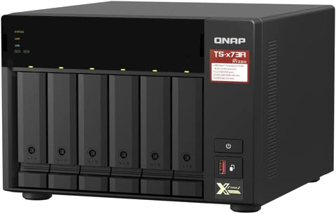 Qnap Nas De Escritorio 6 Bahias Amd Ryzen V1000 Series(Ts-673a-8g-Us)