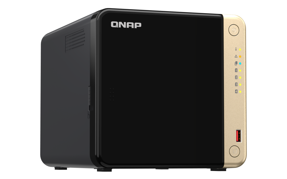 Qnap Nas Escritorio De Alto Rendimiento De 4 Bahias (Ts-464-4g-Us)