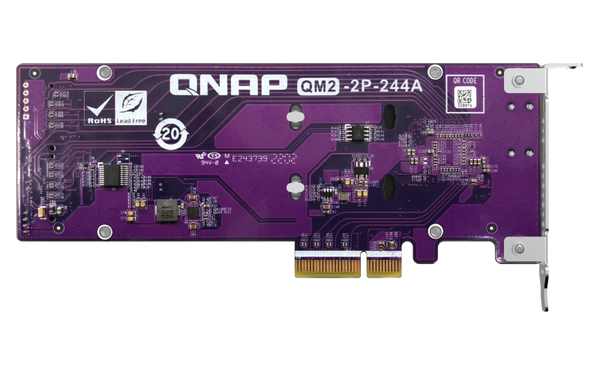 Qnap Tarjeta De Expansion Ssd Pcle M.2 22110, 2280 (Pcle Gen2 X4)