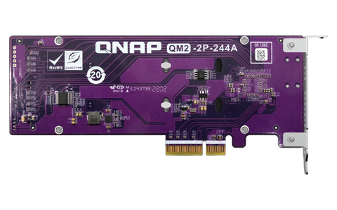 Qnap Tarjeta De Expansion Ssd Pcle M.2 22110, 2280 (Pcle Gen2 X4)
