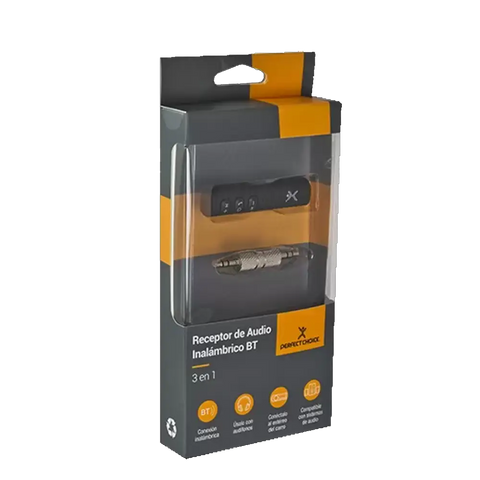 Receptor Bluetooth  De Audio Inalambrico Perfect Choice Negro