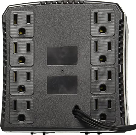 Regulador Complet Erv-6-002 Rplus Usb T 1300va, 650w, 8 Contactos, 2usb, Computo