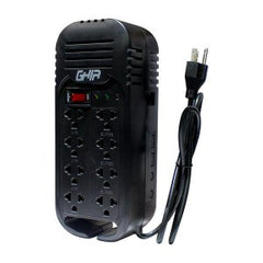 Regulador de voltaje ghia 2000va, 800w 8 contactos.