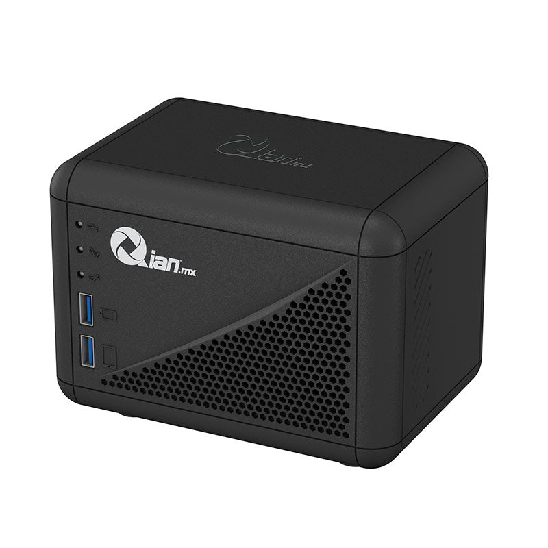 Regulador De Voltaje Qian Baoshan En1000 1000 Va 8 Contactos 2 Usb