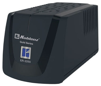 Regulador Koblenz Er-2250 2250va, 1000w, 8 Contactos Audio Y Video (00-1588-3)