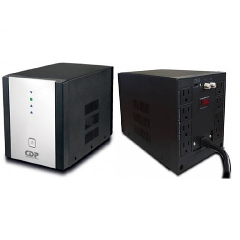 Regulador Marca Cdp Mod R-Avr2408cr 2400va, 1800w, 8 Contactos