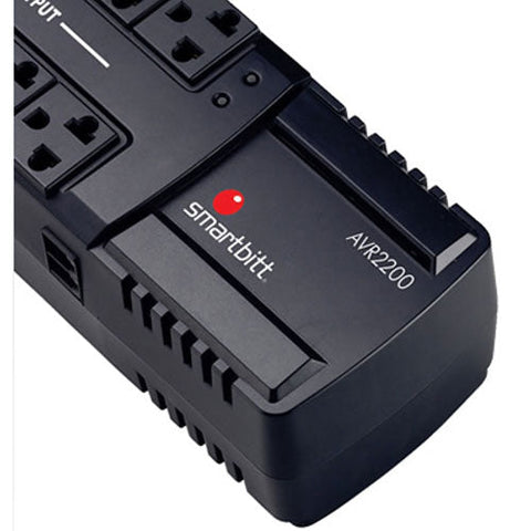 Regulador Marca Smartbitt 2.2kva, 1.1kw, 8 Cont, Rj-11 (Sbavr2200)