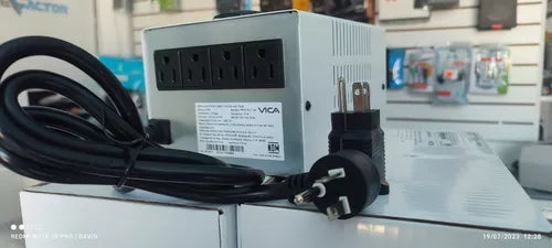 Regulador Vica Protect 3k 1800w Linea Blanca 4 Contactos - (PROTECT 3K)