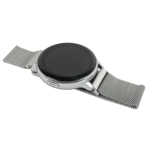 Reloj Inteligente Silver Watch Redondo 2 Correas Metal + Silicon Perfect Choice