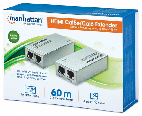 Repetidor Video Hdmi Manhattan 60m Via Cat 5/6 177269