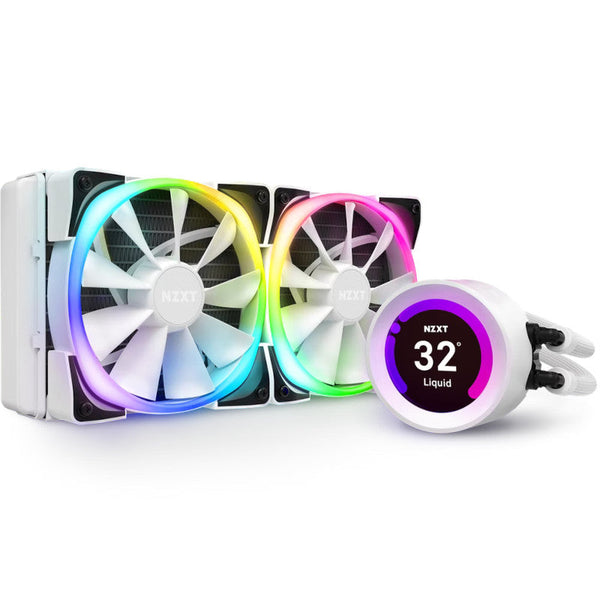 Rl-Krz53-Rw Enfriamiento Liquido Nzxt Kraken Z53 Para Cpu Rgb 240mm Wh Rl-Krz53-Rw