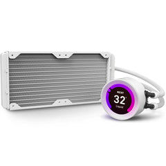 Rl-Krz53-Rw Enfriamiento Liquido Nzxt Kraken Z53 Para Cpu Rgb 240mm Wh Rl-Krz53-Rw