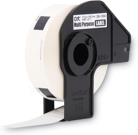 Rollo De Etiqueta Brother Dk1204 Pre-Cortada 17mm X 54.3mm