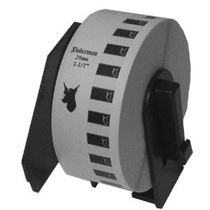 Rollo Etiquetas Brother Dk2210 Continua Negro Sobre Blanco 29mm X 30.4m Dk-2210