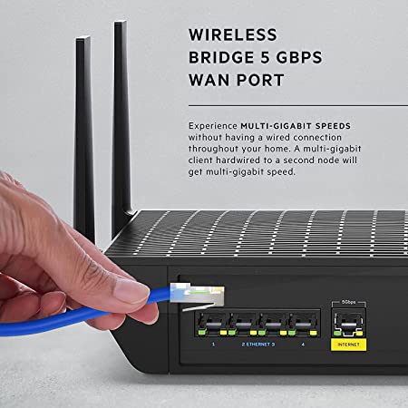 Router Linksys Hydra Mesh Wifi 6e Tres Bandas Ax6600 (Mr7500)