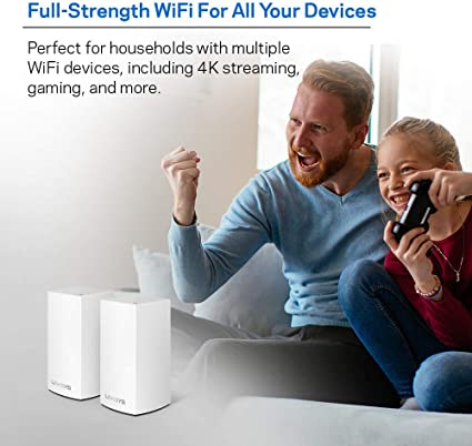 Router Linksys Velop Mesh Ac2600 Doble Banda 2 Nodos (Whw0102)