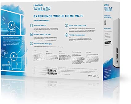 Router Linksys Velop Mesh Ac2600 Doble Banda 2 Nodos (Whw0102)