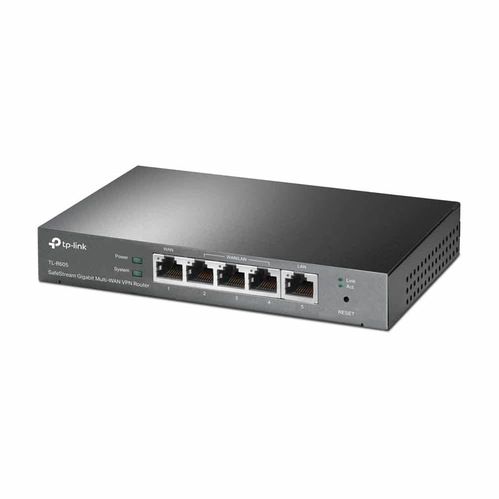 Router Vpn Gigabit Tp-Link, 4 Wan, 20 Vpn, Ip, Mac, Dos - Er605