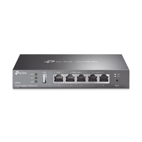 Router Vpn Gigabit Tp-Link, 4 Wan, 20 Vpn, Ip, Mac, Dos - Er605