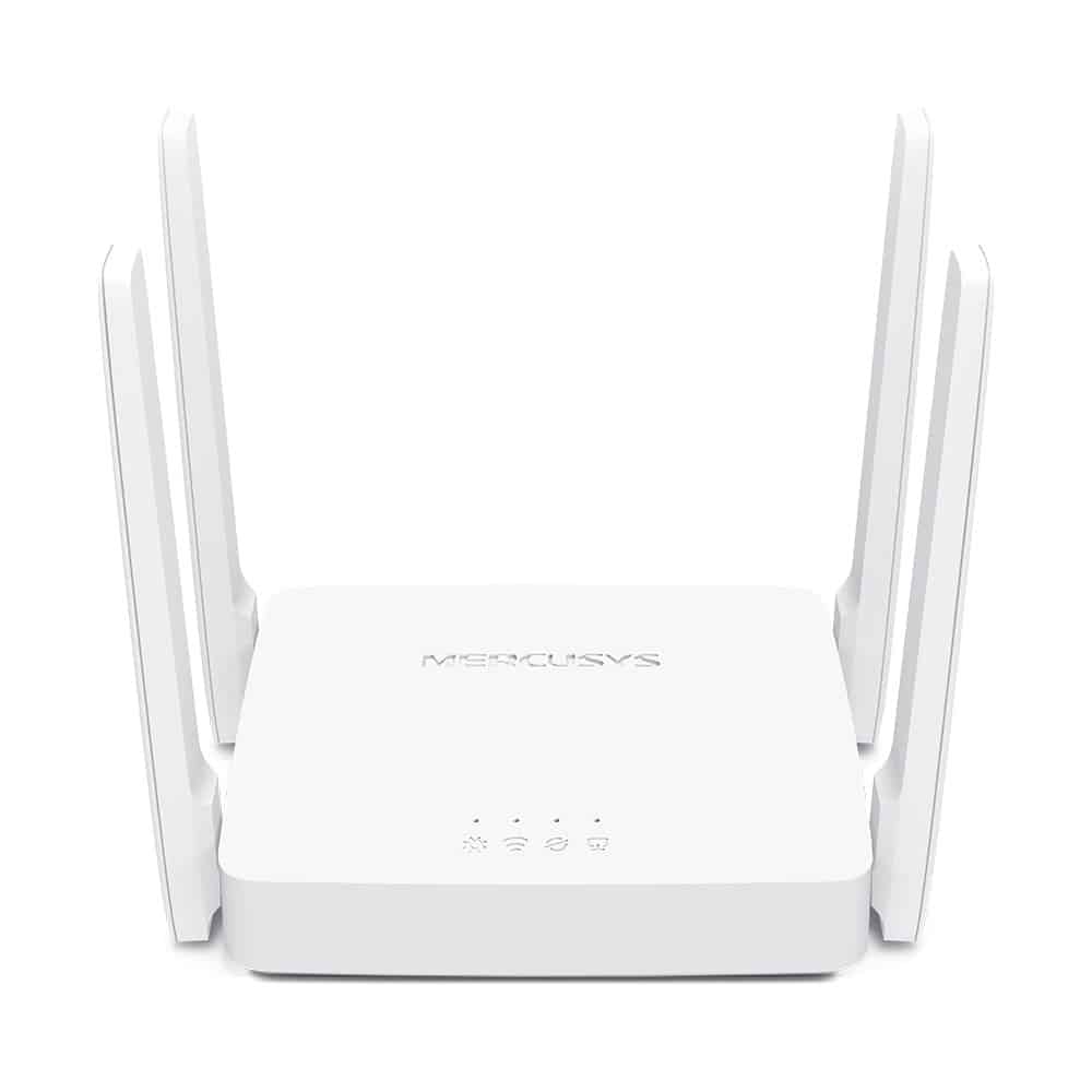 Ruteador Inalambrico Mercusys Ac10, Antenas 4, Doble Banda 2.4 Ghz, 5 Ghz, Wi-fi 5, 802.11ac, Puertos Lan 1, 867 Mbits, Blanco